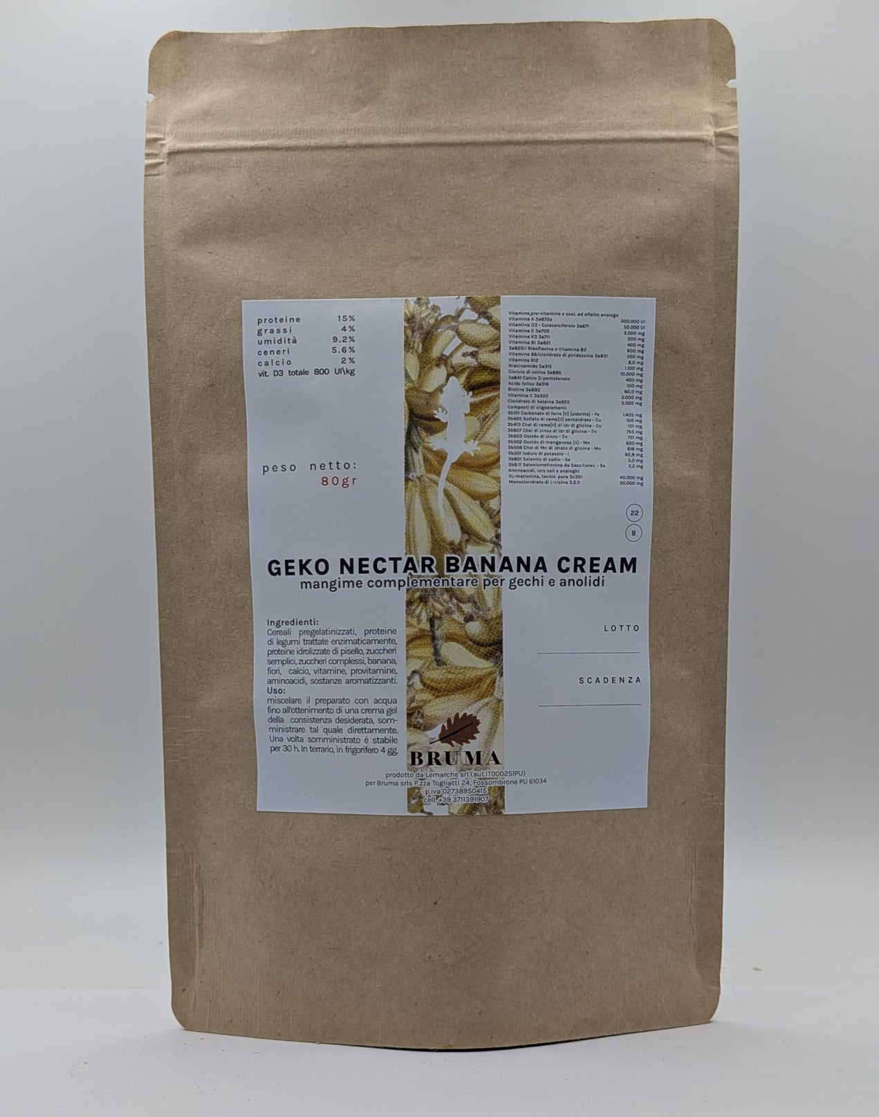 Geko Nectar Banana Cream 80 gr