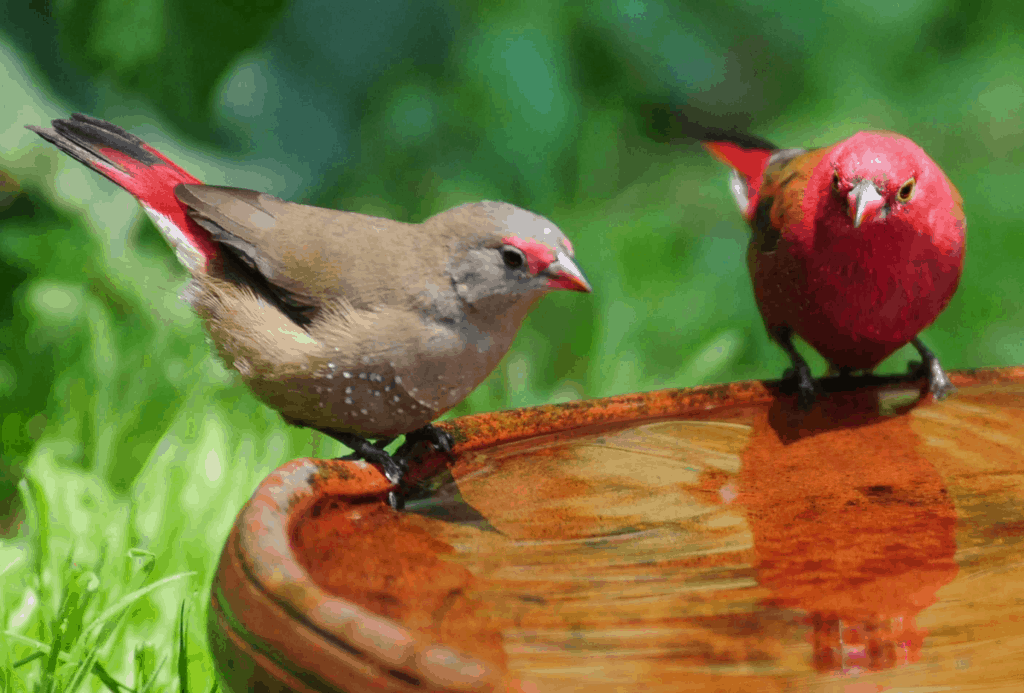 Red fire finch